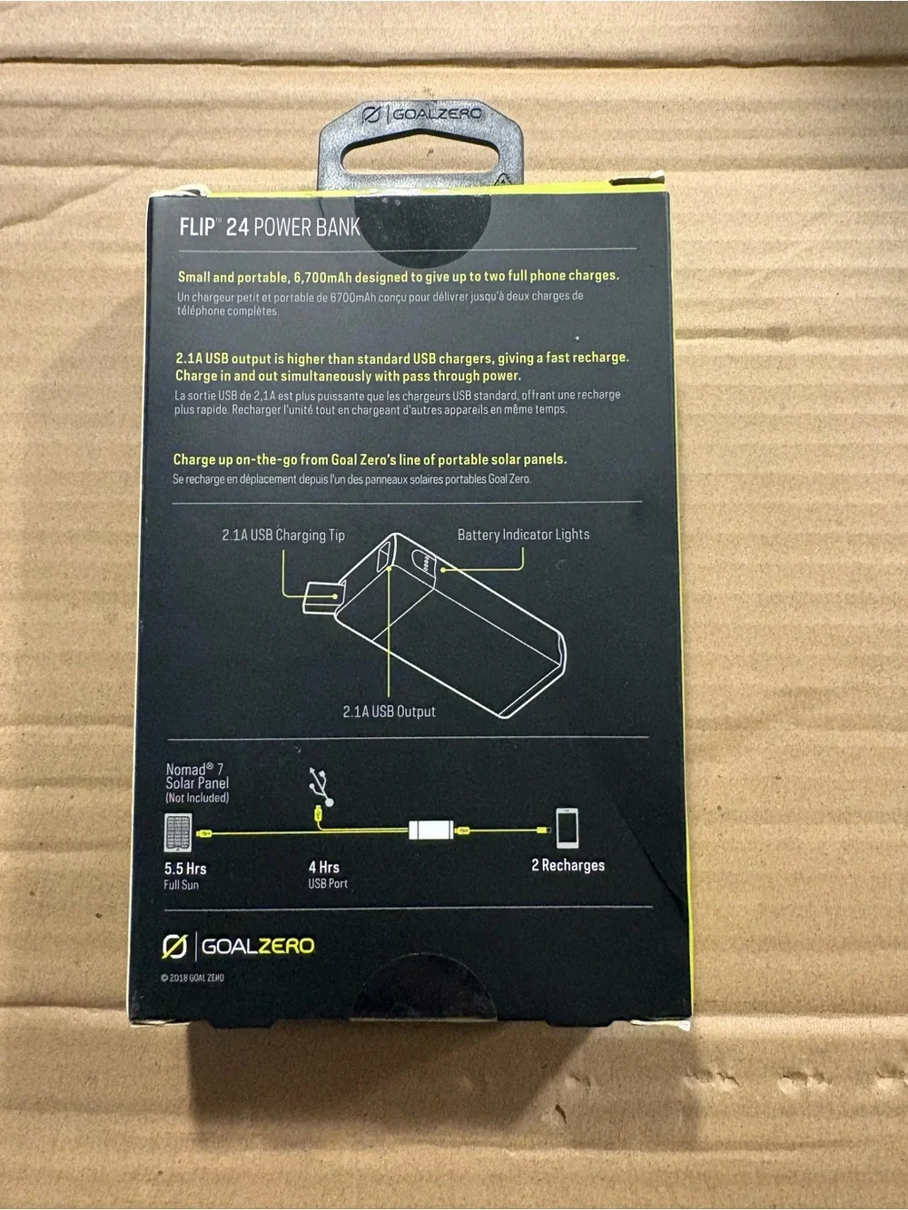 Goal Zero Flip 24 Phone Power Bank - Green